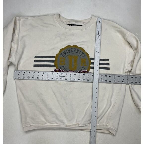 VINTAGE University BUM Equipment 1991 Crewneck Sweatshirt Women Large 90s - Picture 8 of 8